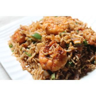Schezwan Prawn Fried Rice 